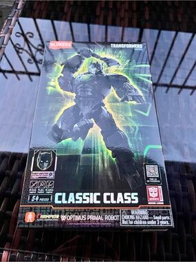 Blokees Transformers Classic Class Optimus Primal Robot - Black & Neon Green new
